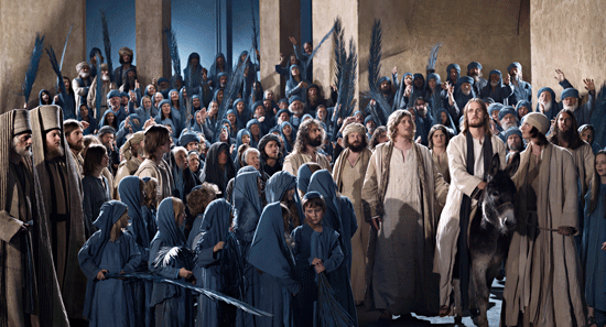 Passion Play   Jesus enters Jerusalem TB